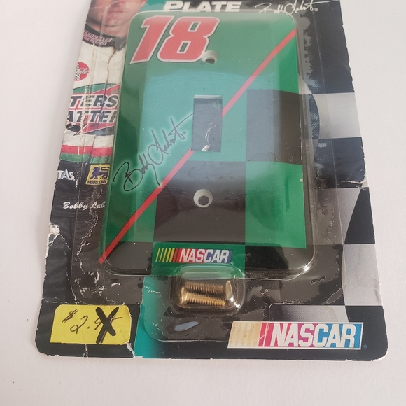 Vtg Nascar Driver Bobby Labonte Light Switch Plate Cover - Picture 2 of 6